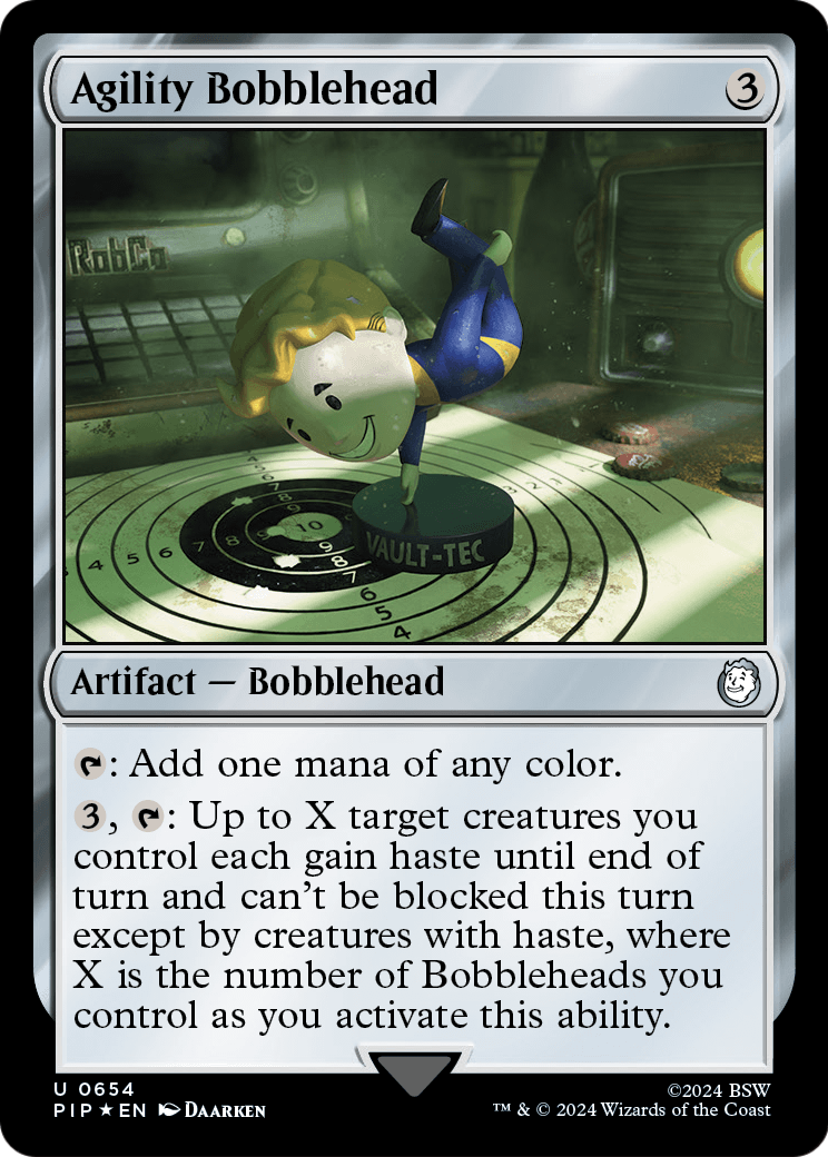 Agility Bobblehead (Surge Foil) (PIP-654) [Fallout] Foil