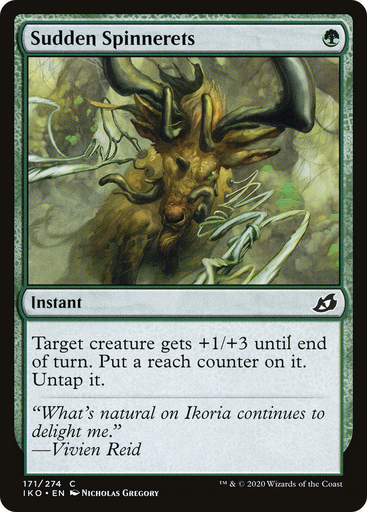 Sudden Spinnerets (IKO-171) [Ikoria: Lair of Behemoths]