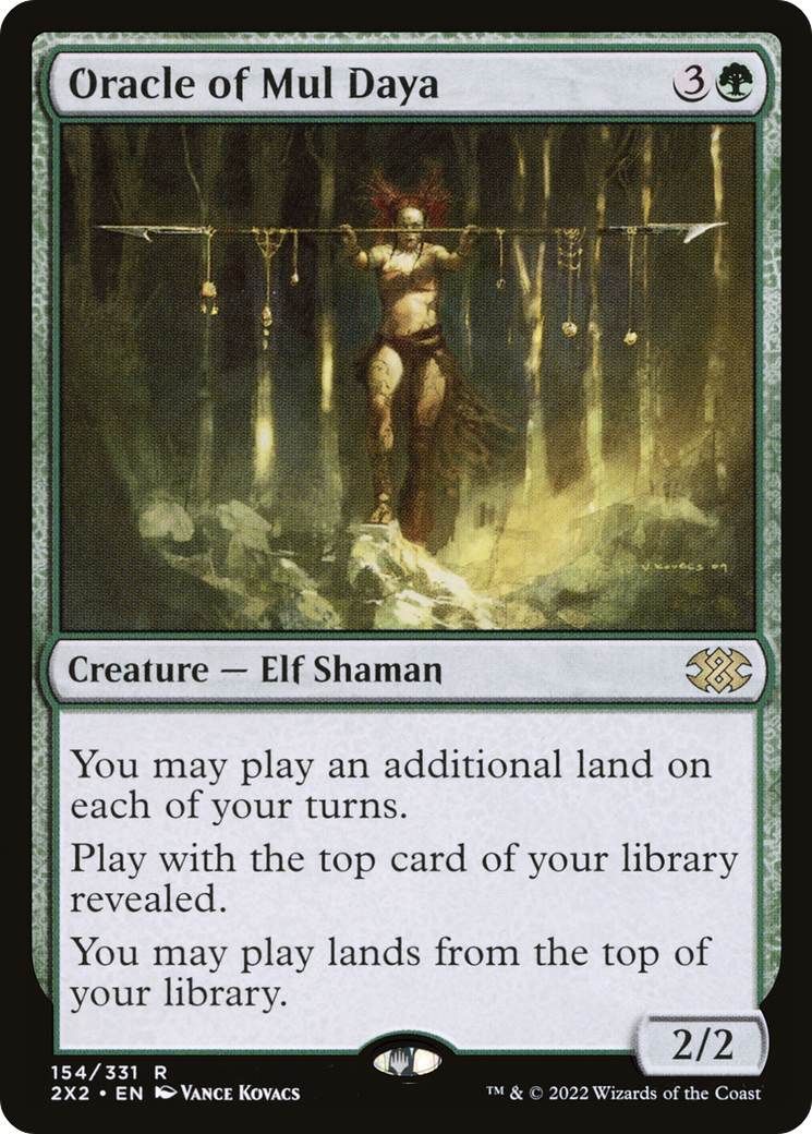 Oracle of Mul Daya (2X2-154) [Double Masters 2022] Foil