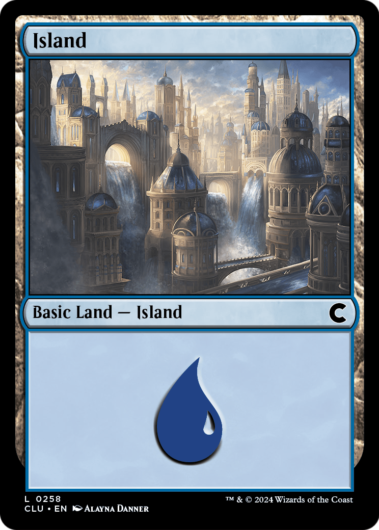 Island (CLU-258) [Ravnica: Clue Edition]