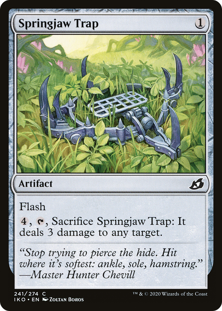 Springjaw Trap (IKO-241) [Ikoria: Lair of Behemoths] Foil