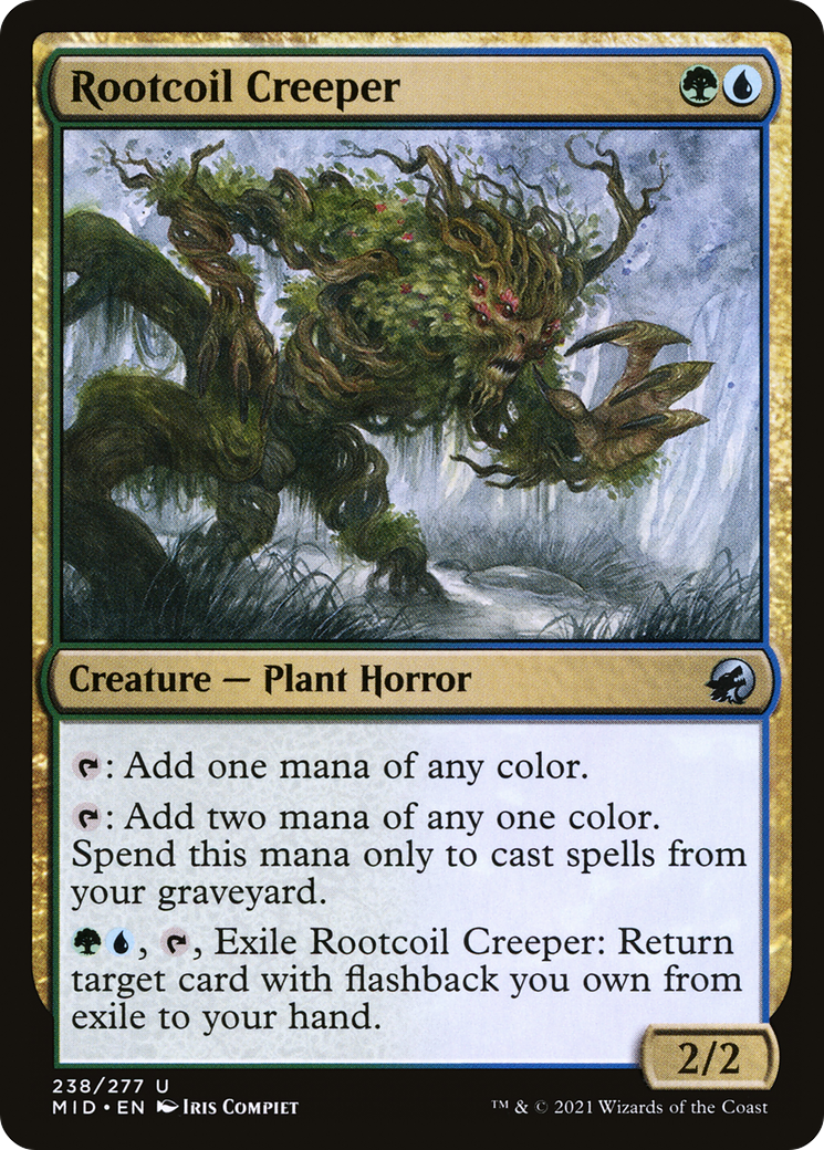 Rootcoil Creeper (MID-238) [Innistrad: Midnight Hunt]
