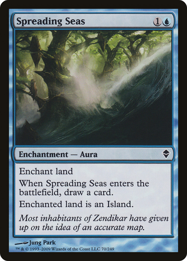 Spreading Seas (ZEN-070) [Zendikar] Foil