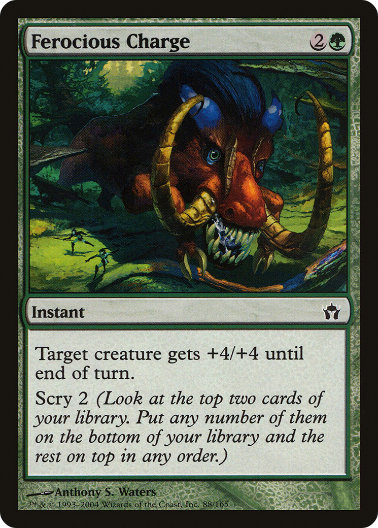 Ferocious Charge (5DN-088) [Fifth Dawn] Foil