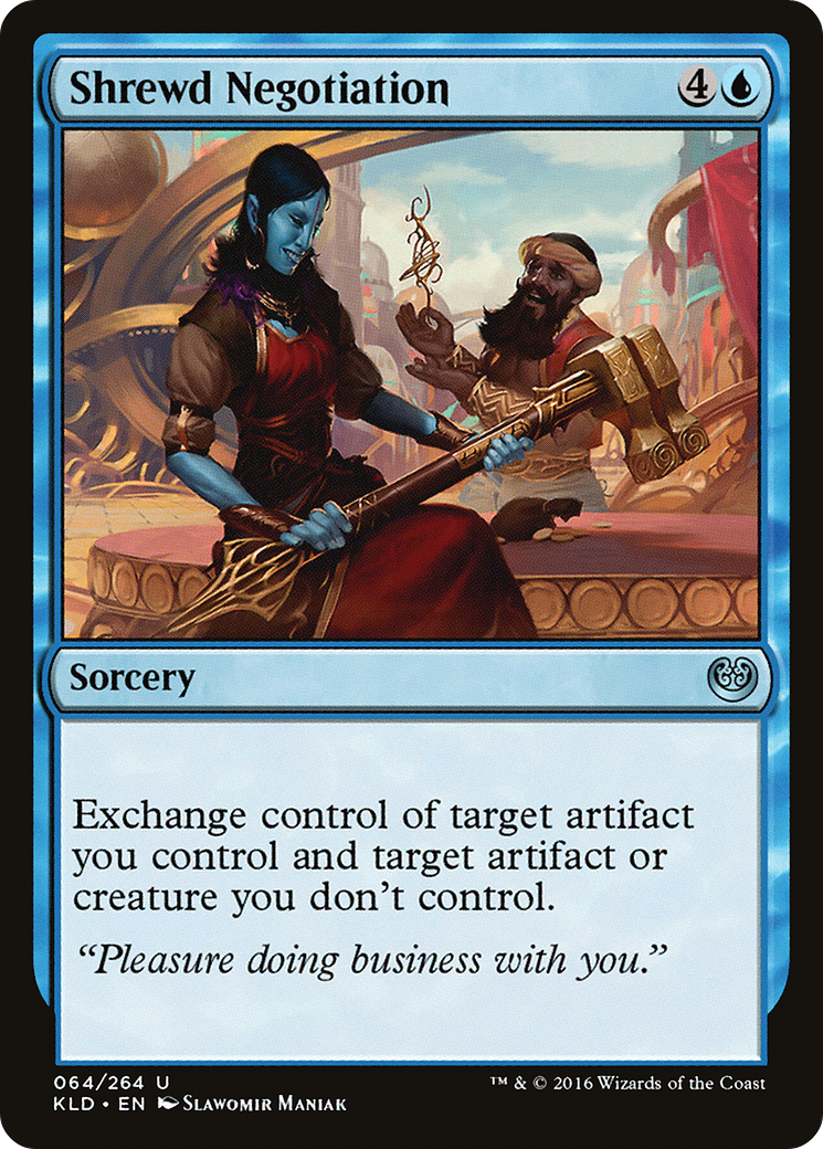 Shrewd Negotiation (KLD-064) [Kaladesh] Foil
