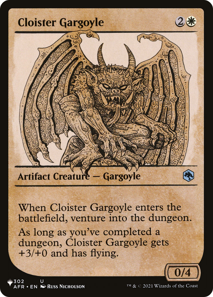 Cloister Gargoyle (Showcase) (LIST-302/281) [The List]
