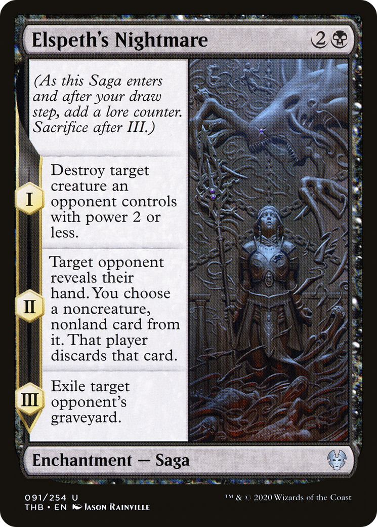 Elspeth's Nightmare (THB-091) [Theros Beyond Death] Foil