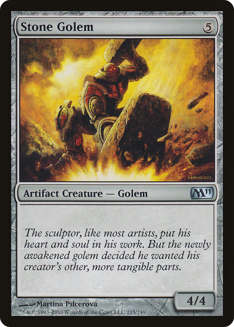 Stone Golem (M11-215) [Magic 2011] Foil