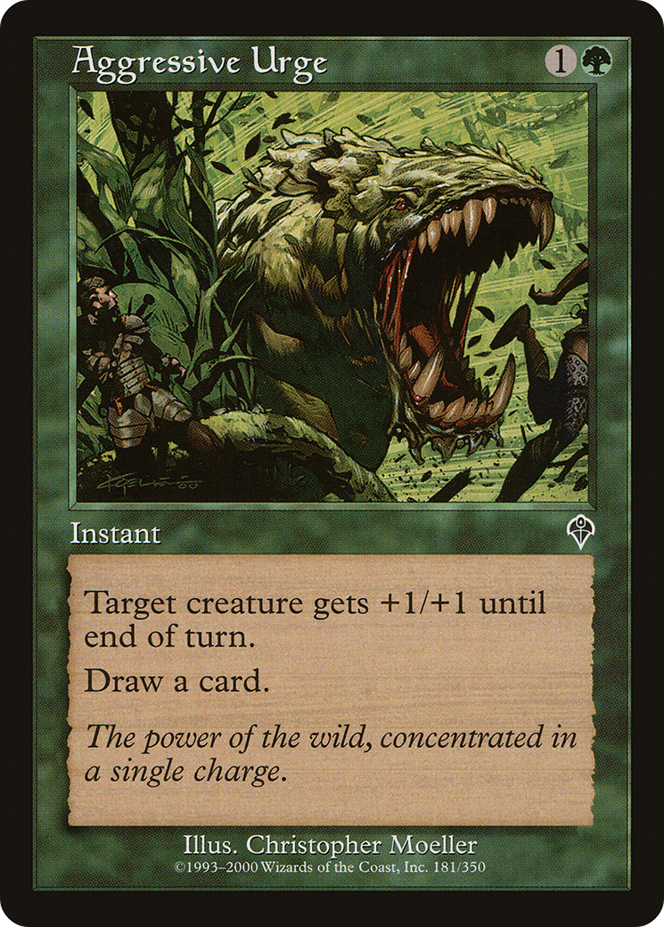 Aggressive Urge (INV-181) [Invasion] Foil