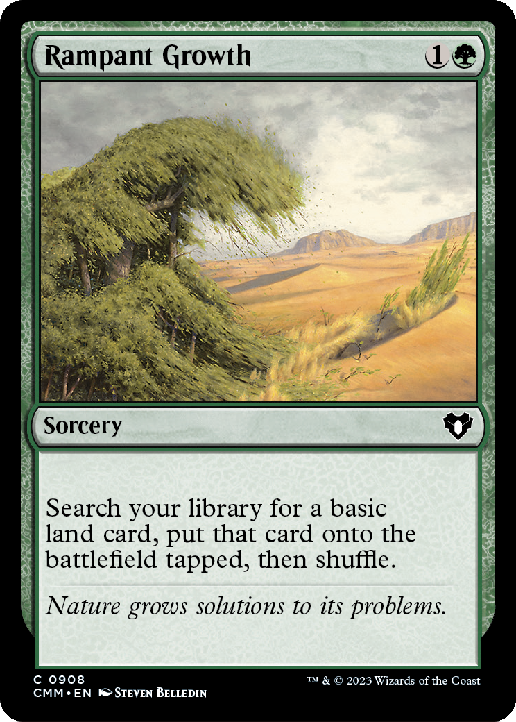Rampant Growth (CMM-908) [Commander Masters]