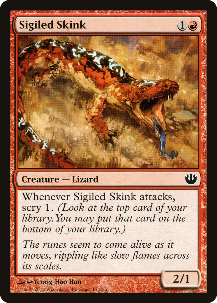 Sigiled Skink (JOU-111) [Journey into Nyx]