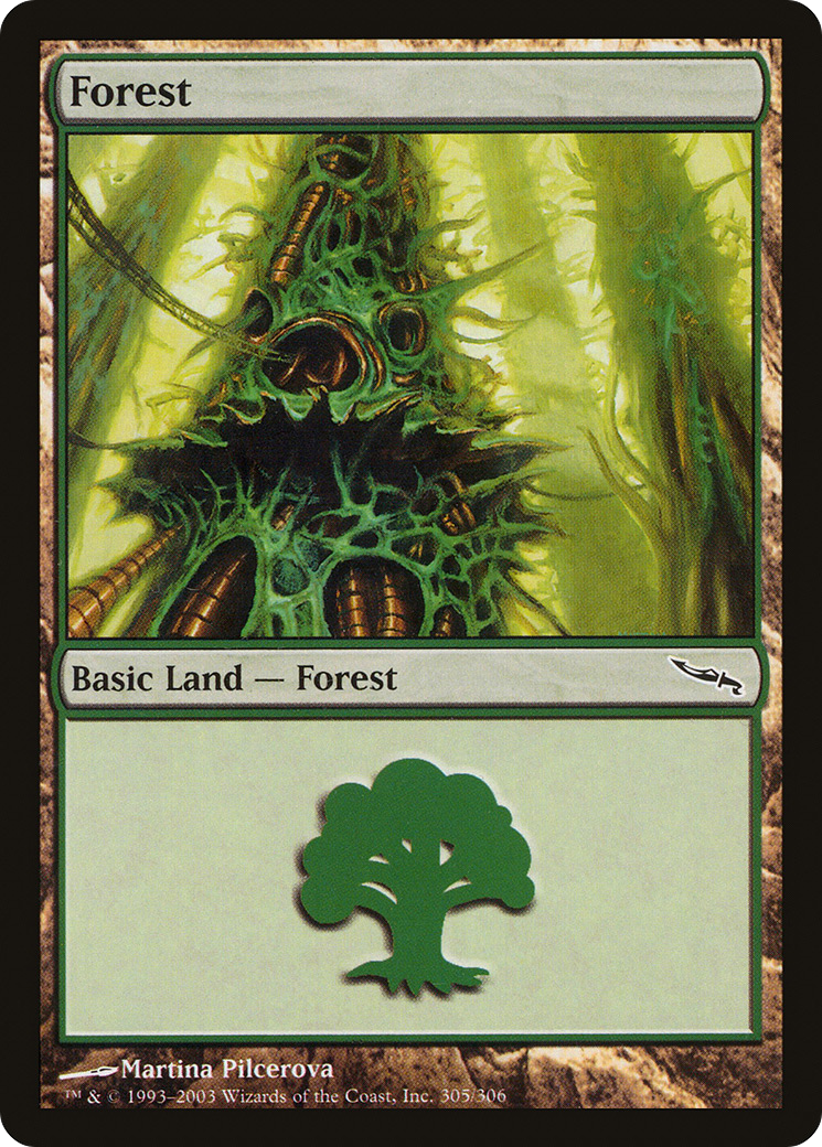 Forest (MRD-305) [Mirrodin]