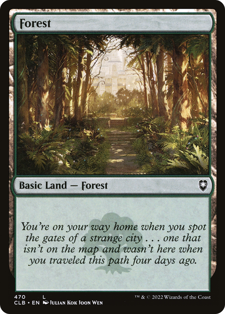 Forest (CLB-470) [Commander Legends: Battle for Baldur's Gate]