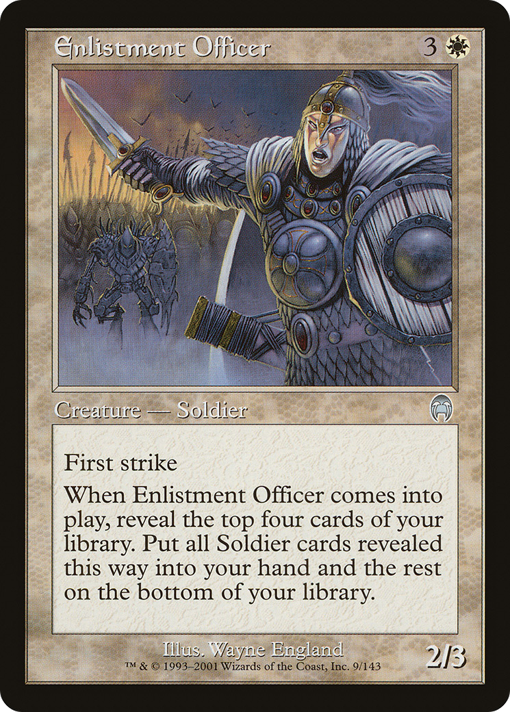 Enlistment Officer (APC-009) [Apocalypse] Foil