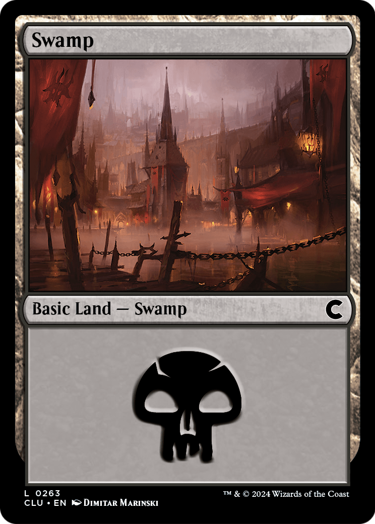 Swamp (CLU-263) [Ravnica: Clue Edition]