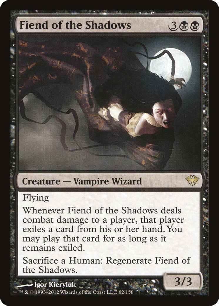 Fiend of the Shadows (DKA-062) [Dark Ascension] Foil