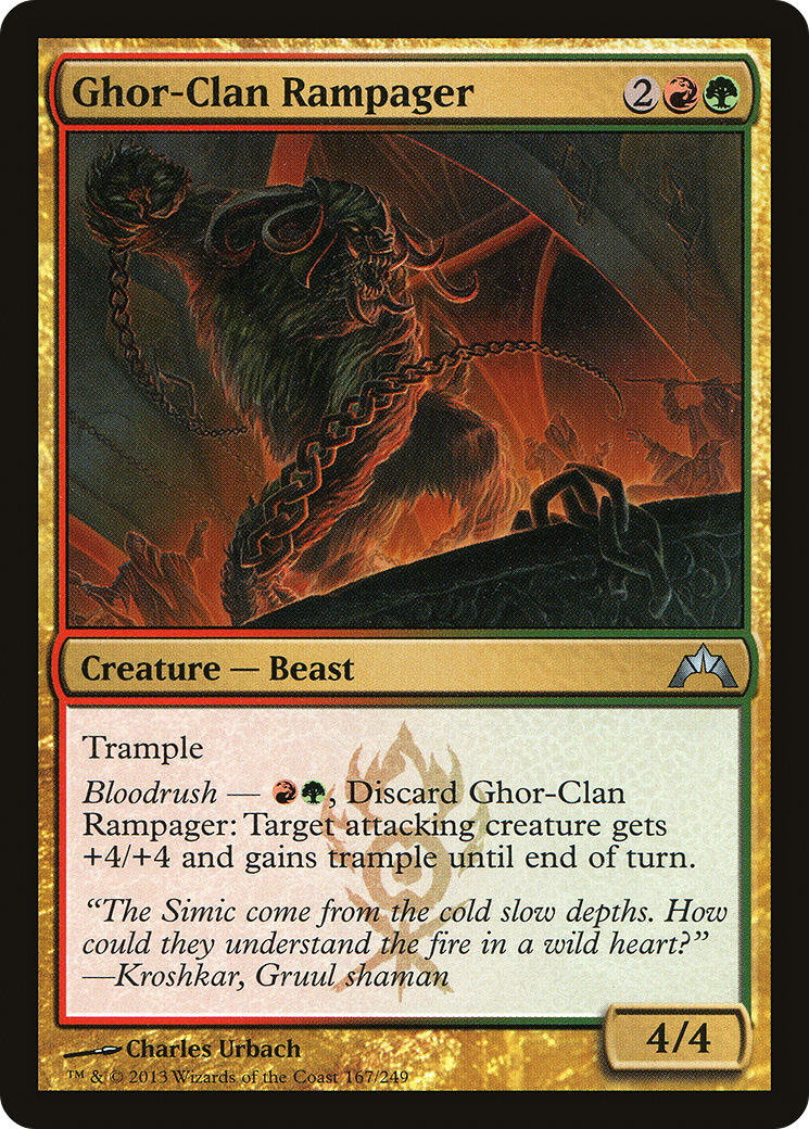 Ghor-Clan Rampager (GTC-167) [Gatecrash] Foil