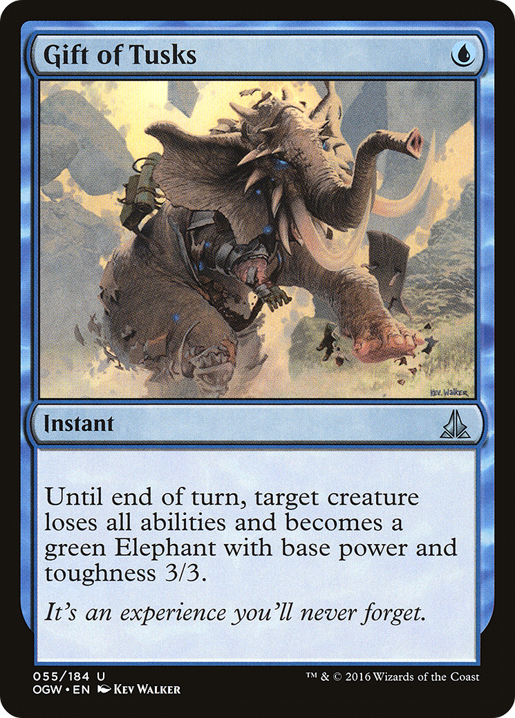 Gift of Tusks (OGW-055) [Oath of the Gatewatch] Foil