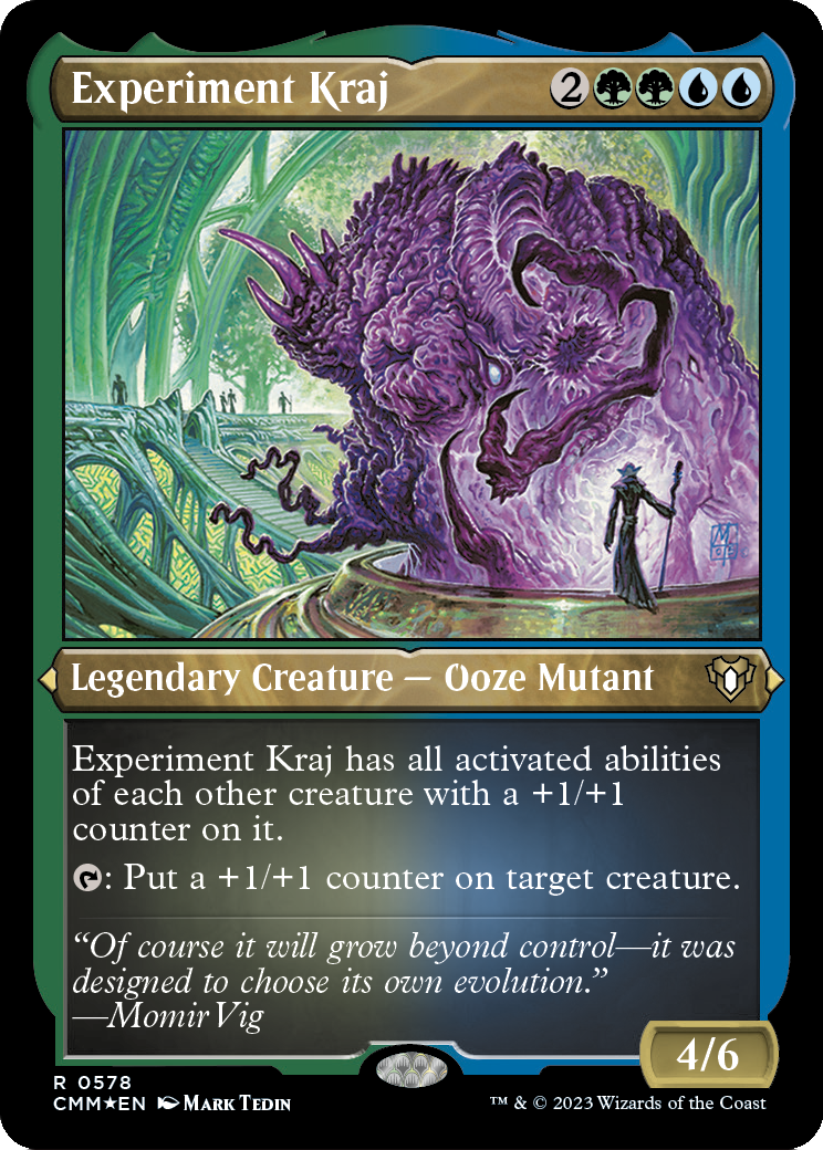 Experiment Kraj (Foil Etched) (CMM-578) [Commander Masters] Foil