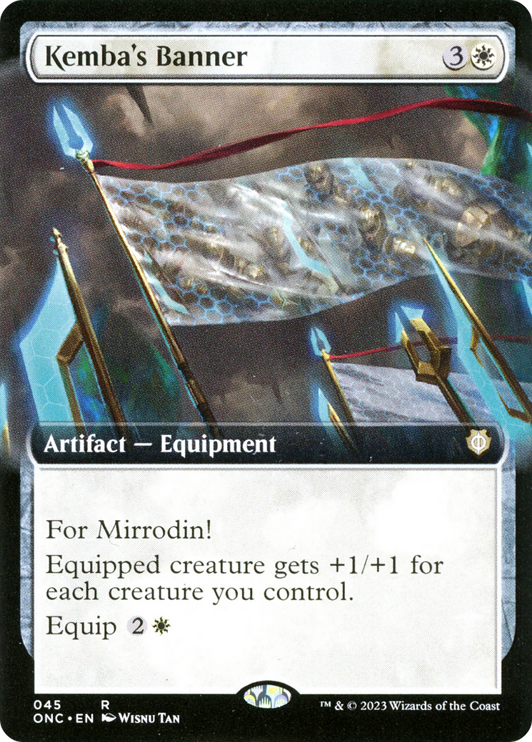 Kemba's Banner (Extended Art) (ONC-045) [Phyrexia: All Will Be One Commander]