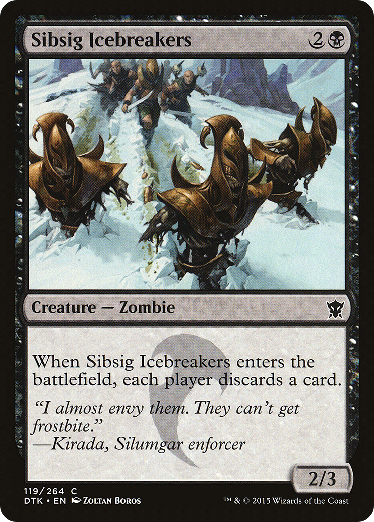 Sibsig Icebreakers (DTK-119) [Dragons of Tarkir]