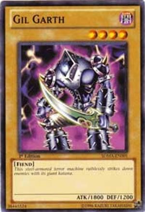 Gil Garth (Common) (SDMA-EN001) - Structure Deck: Marik 1st Edition