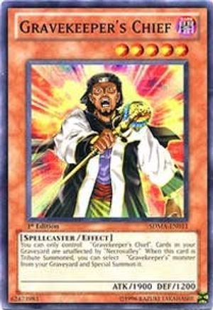 Gravekeeper's Chief (Common) (SDMA-EN011) - Structure Deck: Marik 1st Edition