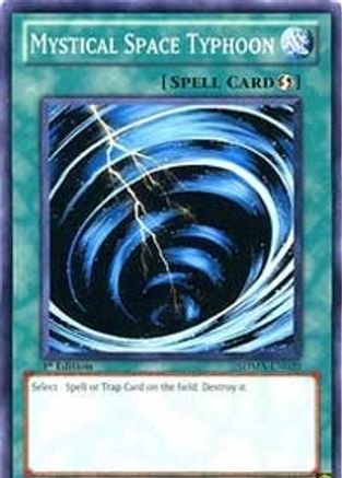 Mystical Space Typhoon (Common) (SDMA-EN020) - Structure Deck: Marik 1st Edition