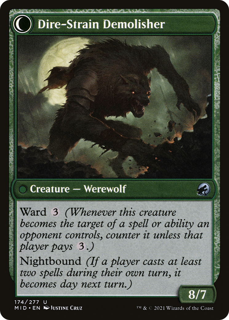 Burly Breaker (MID-174) [Innistrad: Midnight Hunt] Foil