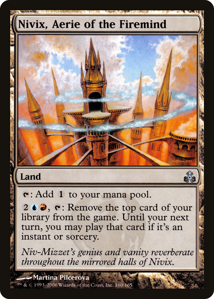 Nivix, Aerie of the Firemind (GPT-160) [Guildpact] Foil