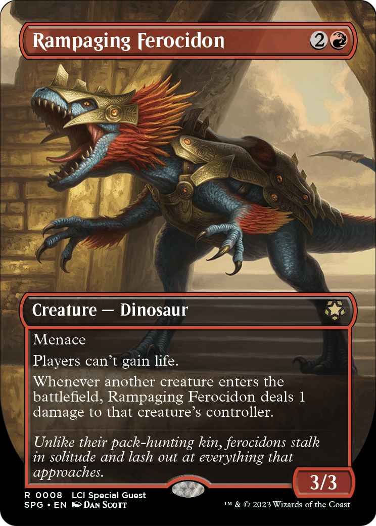 Rampaging Ferocidon (Borderless) (SPG-008) [Special Guests]