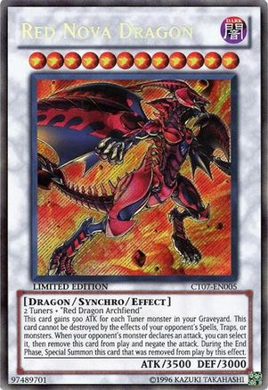 Red Nova Dragon (Secret Rare) (CT07-EN005) - 2010 Collectors Tins Limited