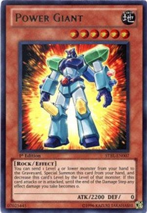 Power Giant (Ultra Rare) (STBL-EN007) - Starstrike Blast 1st Edition