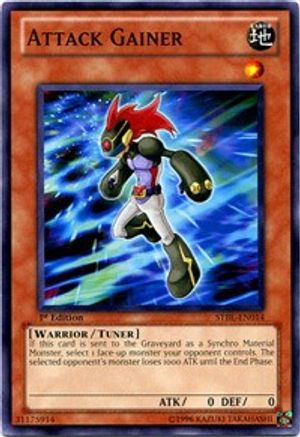 Attack Gainer (Common) (STBL-EN014) - Starstrike Blast 1st Edition