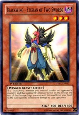 Blackwing - Etesian of Two Swords (Common) (STBL-EN015) - Starstrike Blast Unlimited