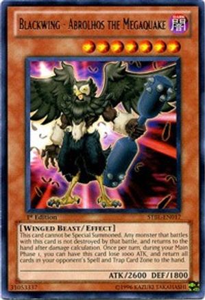 Blackwing - Abrolhos the Megaquake (Rare) (STBL-EN017) - Starstrike Blast Unlimited
