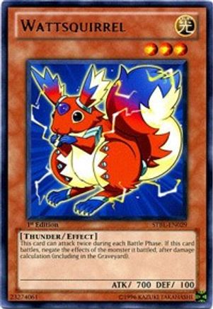Wattsquirrel (Rare) (STBL-EN029) - Starstrike Blast Unlimited