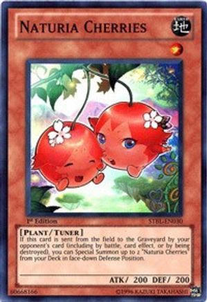 Naturia Cherries (Super Rare) (STBL-EN030) - Starstrike Blast Unlimited