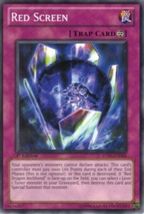 Red Screen (Common) (STBL-EN064) - Starstrike Blast Unlimited