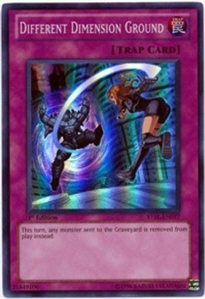Different Dimension Ground (Super Rare) (STBL-EN077) - Starstrike Blast 1st Edition