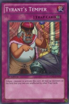 Tyrant's Temper (Super Rare) (STBL-EN079) - Starstrike Blast 1st Edition