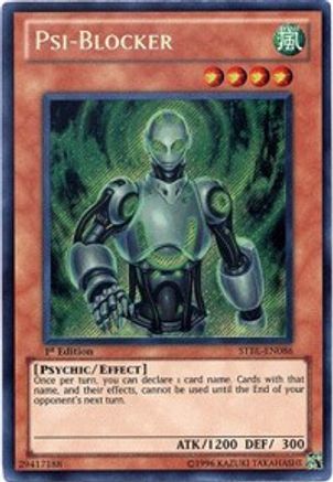 Psi-Blocker (Secret Rare) (STBL-EN086) - Starstrike Blast 1st Edition