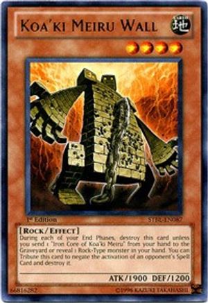 Koa'ki Meiru Wall (Rare) (STBL-EN087) - Starstrike Blast Unlimited