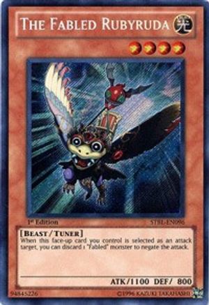 The Fabled Rubyruda (Secret Rare) (STBL-EN096) - Starstrike Blast Unlimited