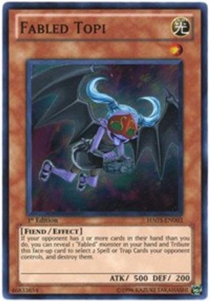 Fabled Topi (Super Rare) (HA03-EN003) - Hidden Arsenal 3 Unlimited