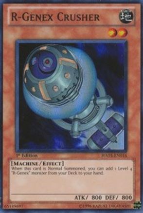 R-Genex Crusher (Super Rare) (HA03-EN016) - Hidden Arsenal 3 1st Edition