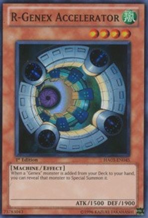 R-Genex Accelerator (Super Rare) (HA03-EN045) - Hidden Arsenal 3 Unlimited