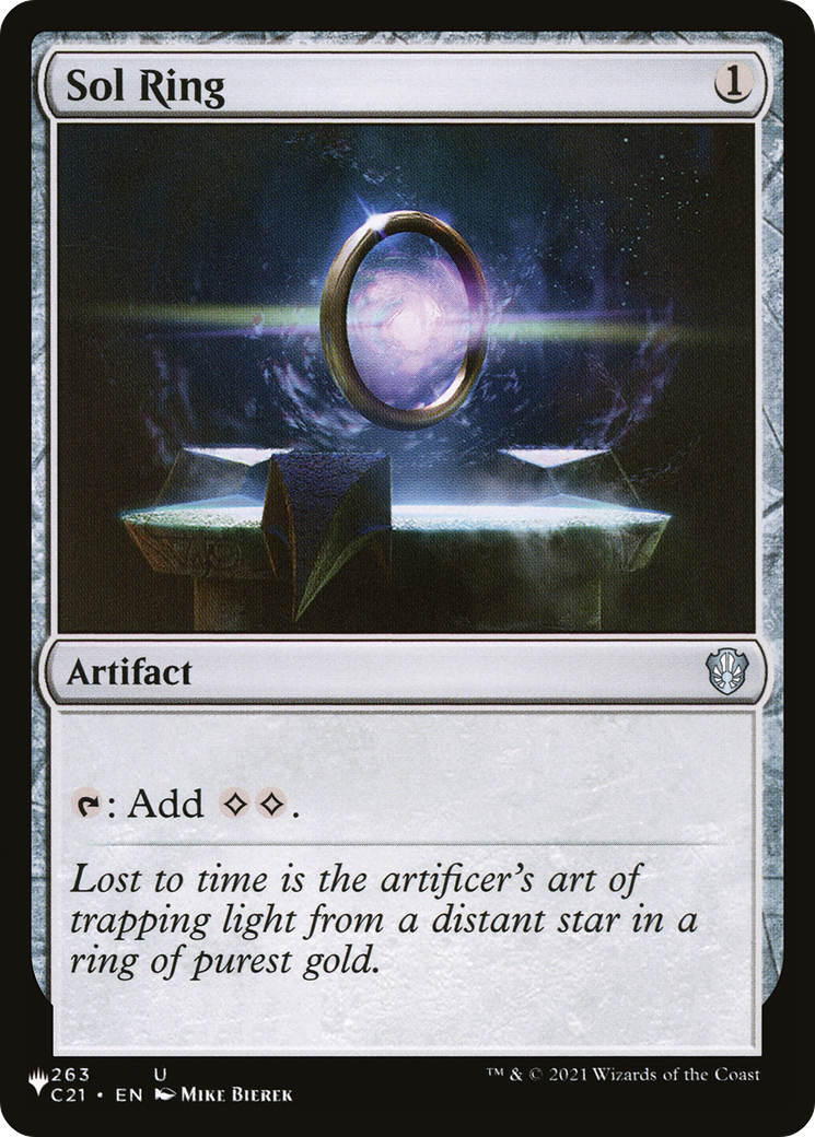 Sol Ring (C21) (LIST-263) [The List]