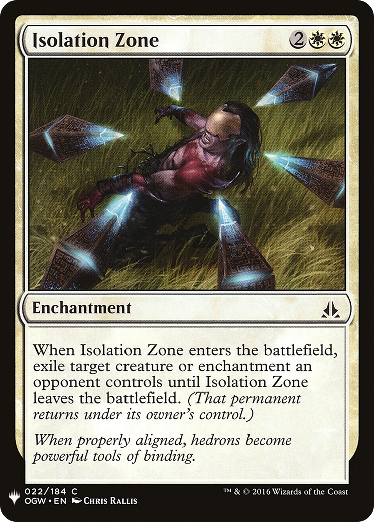 Isolation Zone (LIST-022) [The List]