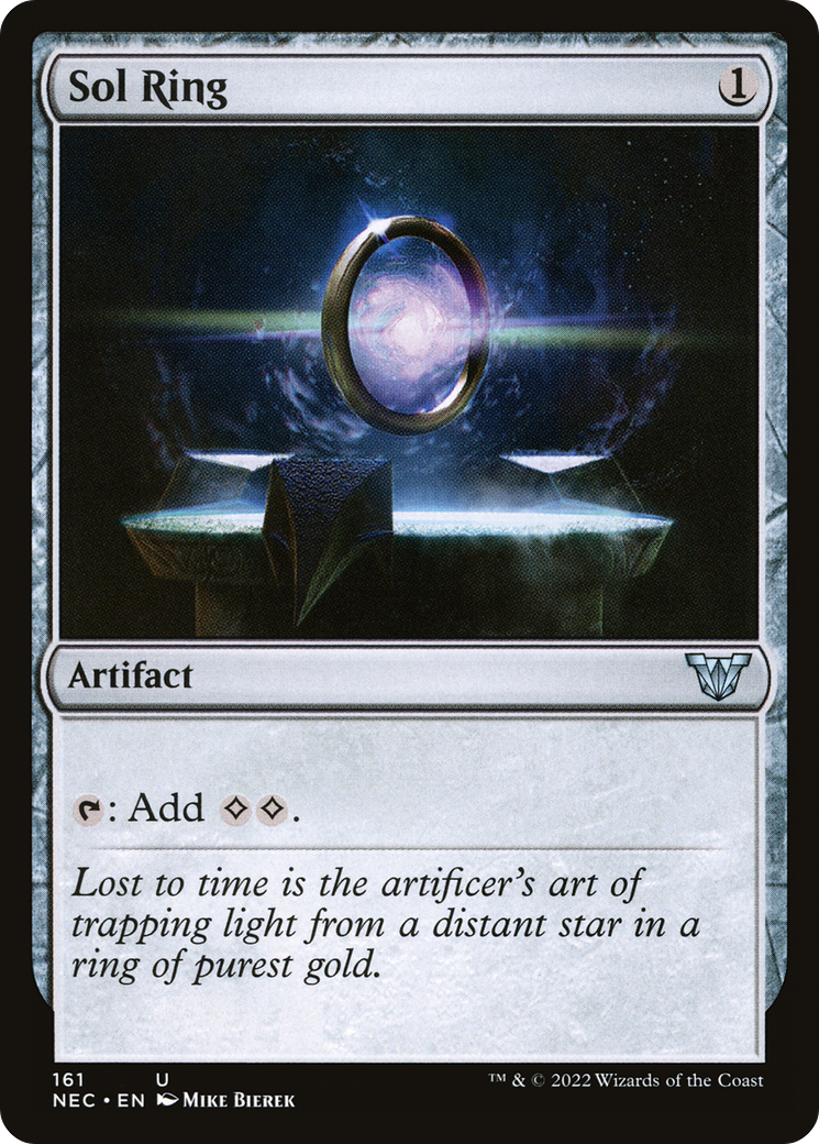 Sol Ring (NEC-161) [Neon Dynasty Commander]